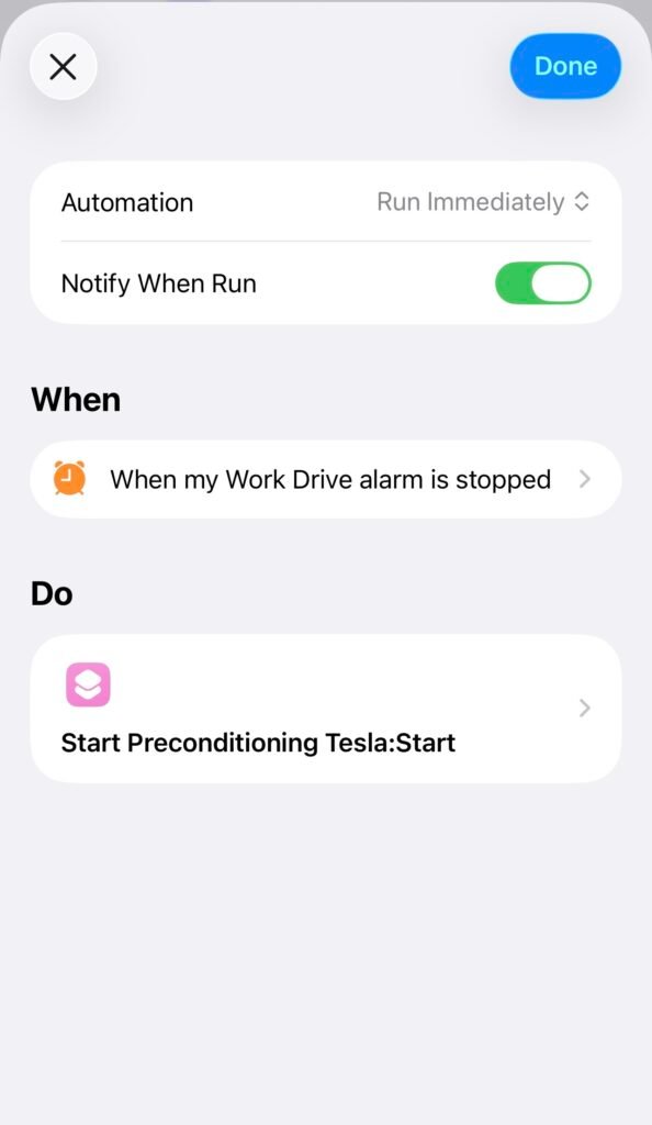 The Dynamic Wake-Up: Automating Tesla Pre-Conditioning with Your iPhone Tesla image