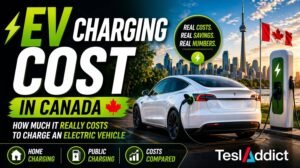 Tesla vehicle showing value loss versus protected investment scenario