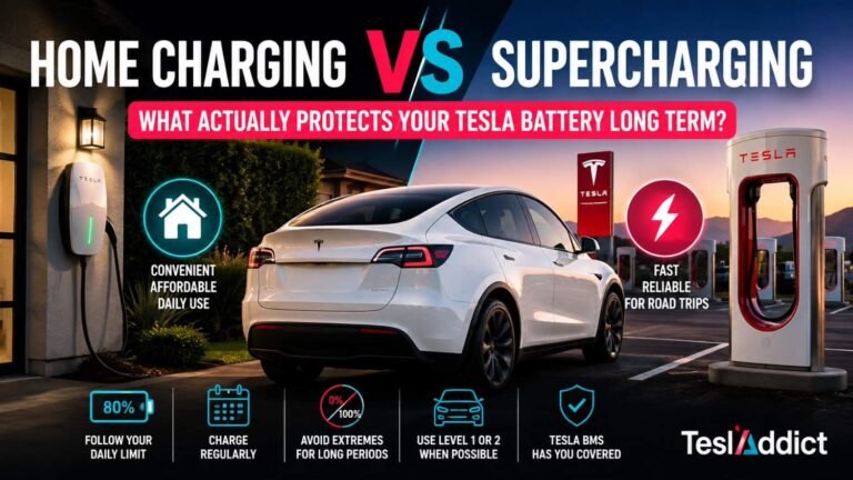 Home Charging vs Supercharging: What Actually Protects Your Tesla Battery Long Term?