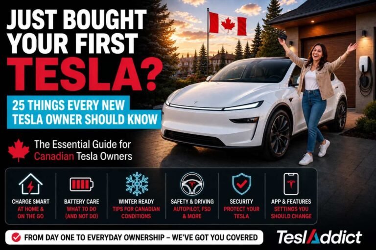 Just Bought Your First Tesla? 25 Things Every New Tesla Owner in Canada Should Know