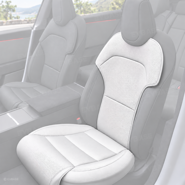 EVBASE Model 3 / Model Y Front Seat Cushion Set