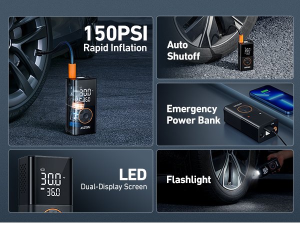 AstroAI L7 Portable Tire Inflator