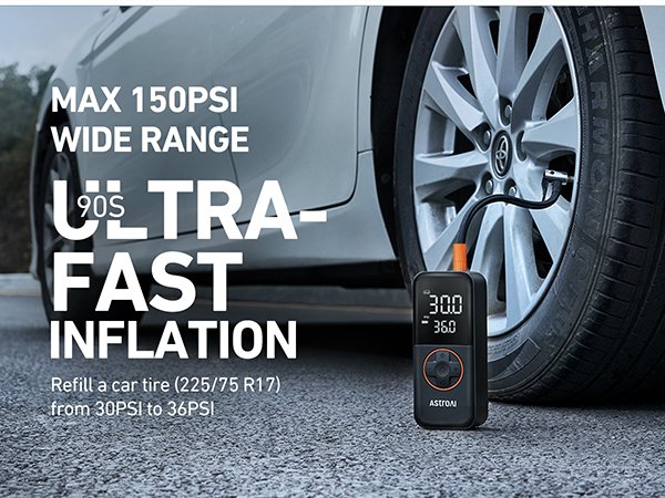 AstroAI L4 Portable Tire Inflator
